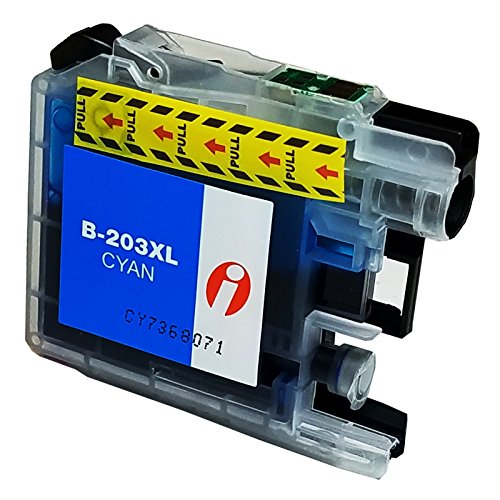 INK4WORK 5 Pack Compatible Ink Cartridge Replacement for Brother LC203 XL LC203XL LC-203 for MFC-J460DW MFC-J480DW MFC-J485DW MFC-J680DW MFC-J880DW MFC-J885DW (2 Black, 1 Cyan, 1 Magenta, 1 Yellow)