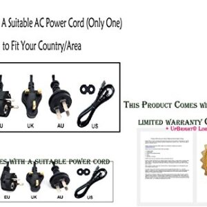 UpBright AC Power Cord Cable for Brother SE-400 CS-6000i 885-V32 SQ9000 XR7700 SE400 SE350 SQ9050 SQ4040 SE270D SM6500PRW CE-4000PRW CE5000 CE5500 JUKI Pfaff Singer Sewing Machine XA2815051 X50018001