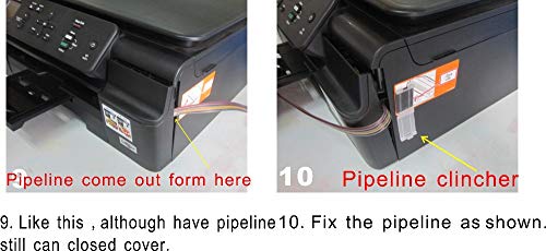 UniPrint CISS Continuous Ink Supply System LC203 Compatible for Brother MFC-J460DW J480DW J485DW J680DW J880DW J885DW