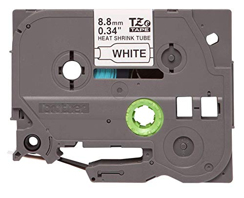 Brother HSe-221 8.8mm Heat Shrink Tube Tape Cassette - Black on White