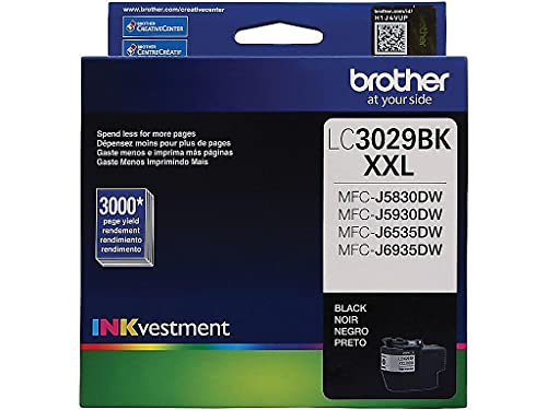 Brother Lc3029bk Lc3029bk Inkvestment Super High-Yield Ink, Black