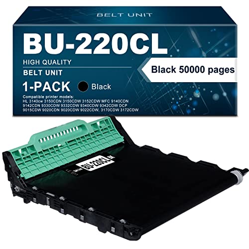 1-Pack Black BU-220CL Belt Unit Compatible Replacement for Brother HL 3140CW 3150CDN MFC 9140CDN 9332CDW 9340CDW 9342CDW DCP 9015CDW 9020CDN 9020CDW 9022CDW 3170CDW Printer,Sold by HeliumInk.