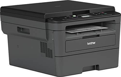 Brother Compact Monochrome Laser Wireless All-in-One Printer HL L239 Series for Business Office - Flatbed Print Copy Scan - 32ppm Print Speed, Duplex Two-Sided Printing, 250-Sheet, USB Printer Cable
