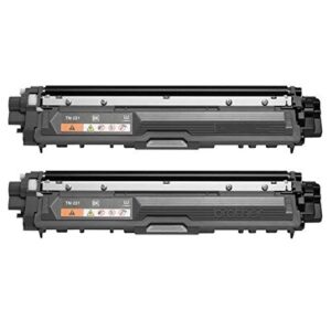 clearprint tn221bk compatible black toner cartridge replacements for brother tn221 (2-pack)