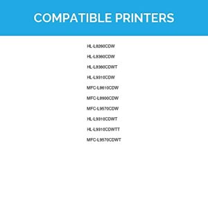 LD Products Compatible Toner Cartridge Replacement for Brother TN433BK High Yield (Black, 5-Pack) for use in HL-L8260CDW, HL-L8360CDW, HL-L8360CDWT, HL-L9310CDW, MFC-L8610CDW & MFC-L8900CDW