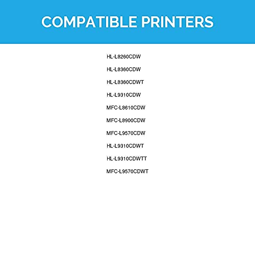 LD Products Compatible Toner Cartridge Replacement for Brother TN433BK High Yield (Black, 5-Pack) for use in HL-L8260CDW, HL-L8360CDW, HL-L8360CDWT, HL-L9310CDW, MFC-L8610CDW & MFC-L8900CDW