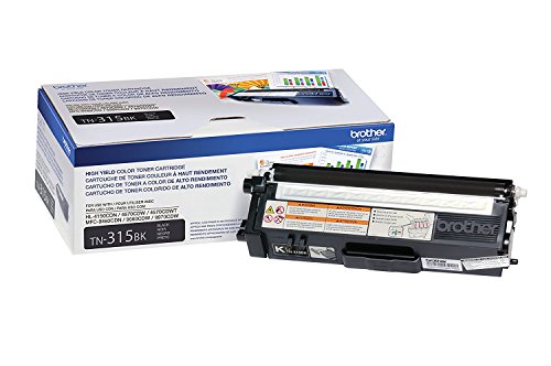 Brother TN315BK OEM Toner - HL 4150CDN 4570CDW 4570CDWT MFC 9460CDN 9560CDW 9970CDW High Yield Black Toner (6000 Yield) OEM