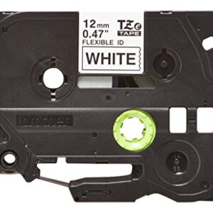 Brother TZe-FX231 Laminated 12mm Tape Cassette - Flex / Black on White