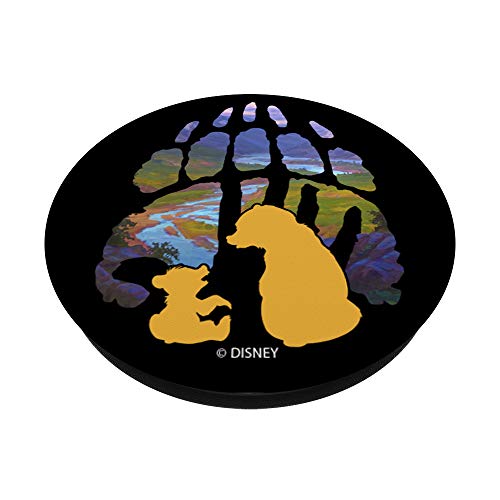 Disney Brother Bear Kenai And Koda Silhouette With Paw PopSockets PopGrip: Swappable Grip for Phones & Tablets