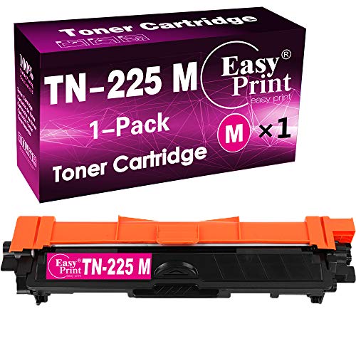 (1-Pack) Compatible Magenta TN-225 TN225M Toner Cartridge TN225 TN-225M Used for Brother HL-3140CW 3152CDW 3170CDW MFC-9130CW 9342CDW DCP-9022CDW Printers, by EasyPrint