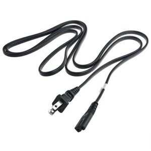 NTQinParts Replacement 2Prong AC Power Cord Cable For Brother XR3340 XR3774 XR9550 XR9550PRW Computerized Sewing Machine