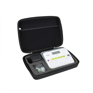hermitshell hard travel case for brother p-touch ptd400ad label maker versatile easy-to-use labeler