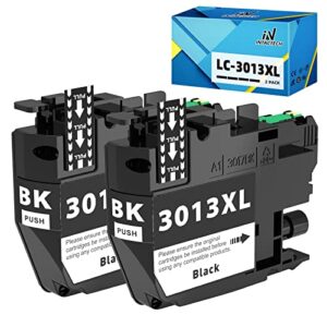 intactech compatible ink cartridges replacement for brother mfc-j491dw lc3013 xl lc3011 ink cartridges 2 black bk high yield work with mfc-j491dw mfc-j497dw mfc-j690dw mfc-j895dw inkjet printer