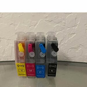 Inkpro Prefilled Refillable Cartridges Dye Ink for Brother LC-3011 LC-3013 Cartridges MFC-J491DW MFC-J895DW MFC-J690DW MFC-J497DW