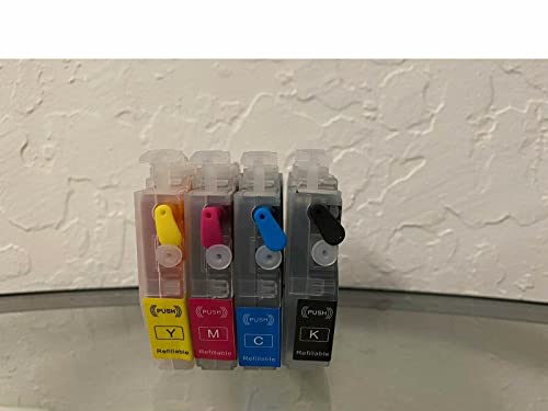 Inkpro Prefilled Refillable Cartridges Dye Ink for Brother LC-3011 LC-3013 Cartridges MFC-J491DW MFC-J895DW MFC-J690DW MFC-J497DW