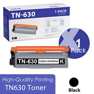 hiyota tn-630 tn630 compatible black tn630 toner cartridge replacement for brother tn630 hl-l2300d mfc-l2680w l2700dw l2705dw l2707dw l2720dw l2740dw dcp-l2520dw printer (tn-630-1pk)