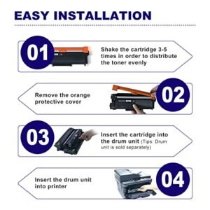 HENGFAT TN660 Toner Cartridge Compatible Replacement for Brother TN660 TN630 TN-660 for HL-L2380DW HL-L2300D HL-L2320D DCP-L2540DW HL-L2340DW MFC-L2700DW MFC-L2740DW L2720DW Printer (Black 2-Pack)