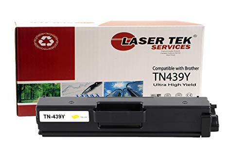 Laser Tek Services Compatible Toner Cartridge Replacement for Ultra High Yield Brother TN-439K TN-439C TN-439M TN-439Y. (Black, Cyan, Magenta, Yellow, 4-Pack)