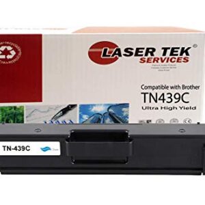 Laser Tek Services Compatible Toner Cartridge Replacement for Ultra High Yield Brother TN-439K TN-439C TN-439M TN-439Y. (Black, Cyan, Magenta, Yellow, 4-Pack)