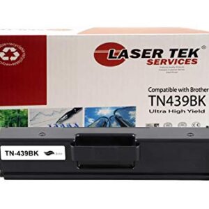 Laser Tek Services Compatible Toner Cartridge Replacement for Ultra High Yield Brother TN-439K TN-439C TN-439M TN-439Y. (Black, Cyan, Magenta, Yellow, 4-Pack)