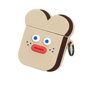 Brunch Brother AirPods Protective Silicone Skin Cover Case (Toast)