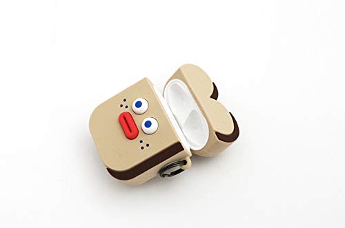 Brunch Brother AirPods Protective Silicone Skin Cover Case (Toast)