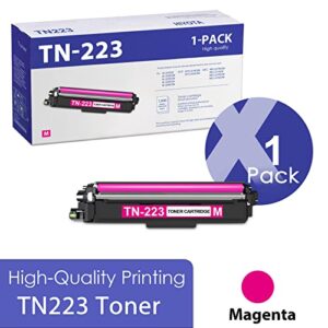 hiyota tn 223 tn223 magenta toner cartridge 1-pack compatible replacement for brother tn-223 mfc-l3770cdw l3710cw l3730cdw hl-3210cw 3270cdw 3290cdw dcp-l3510cdw l3550cdw series printer