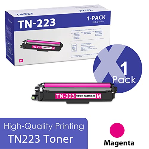 HIYOTA TN 223 TN223 Magenta Toner Cartridge 1-Pack Compatible Replacement for Brother TN-223 MFC-L3770CDW L3710CW L3730CDW HL-3210CW 3270CDW 3290CDW DCP-L3510CDW L3550CDW Series Printer