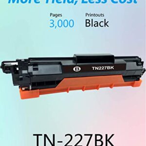 MM Much & More Compatible Toner Cartridge Replacement for Brother TN-227 TN227 TN-227BK TN223 use for MFC-L3770CDW MFC-L3750CDW HL-L3230CDW HL-L3290CDW HL-L3210CW MFC-L3710CW (Black)