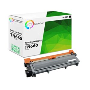 TCT Premium Compatible Toner Cartridge Replacement for Brother TN-660 TN660 Black High Yield Works with Brother HL-L2340DW, MFC-L2700DW L2740DW, DCP-L2520DW L2540DW Printers (2,600 Pages) - 4 Pack