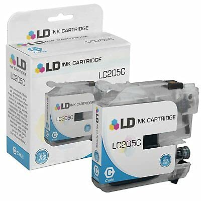 LD Compatible Ink Cartridge Replacements for Brother LC207 & LC205 Super High Yield (2 Black, 1 Cyan, 1 Magenta, 1 Yellow, 5-Pack)