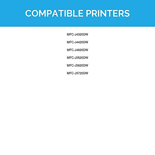 LD Compatible Ink Cartridge Replacements for Brother LC207 & LC205 Super High Yield (2 Black, 1 Cyan, 1 Magenta, 1 Yellow, 5-Pack)