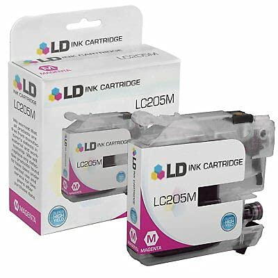 LD Compatible Ink Cartridge Replacements for Brother LC207 & LC205 Super High Yield (2 Black, 1 Cyan, 1 Magenta, 1 Yellow, 5-Pack)