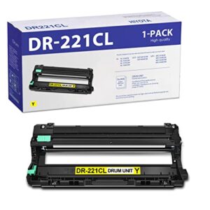 hiyota dr221cl dr 221cl yellow drum unit compatible replacement for brother dr-221cl hl-3140cw 3150cdn 3170cdw 3180cdw mfc-9130cw dcp-9015cdw series printer (dr221cl 1pk) – toner not include