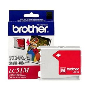 brother lc51ms magenta ink cartridge