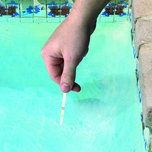 Poolmaster 22200 Smart 4-Way Swimming Pool and Spa Water Chemistry Test Strips, 100 Count, 2 Pack, Made in The USA, Yellow