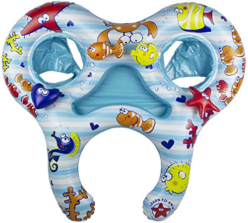 Poolmaster Mommy & US Swimming Pool Baby Rider, 2 Child, Multicolor