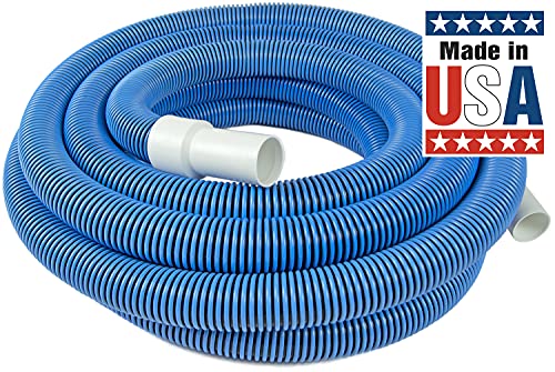 Poolmaster 33435 Heavy Duty In-Ground Pool Vacuum Hose With Swivel Cuff, 1-1/2-Inch by 35-Feet,Neutral