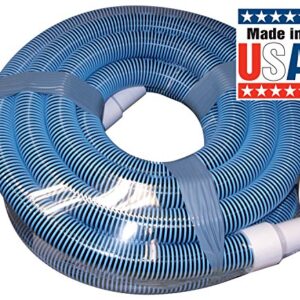 Poolmaster 33435 Heavy Duty In-Ground Pool Vacuum Hose With Swivel Cuff, 1-1/2-Inch by 35-Feet,Neutral