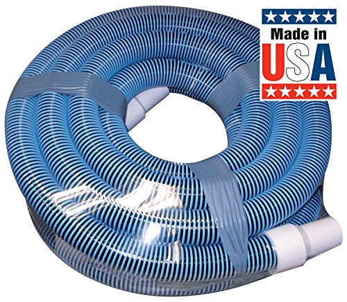 Poolmaster 33435 Heavy Duty In-Ground Pool Vacuum Hose With Swivel Cuff, 1-1/2-Inch by 35-Feet,Neutral