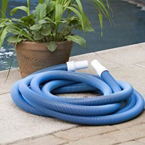 Poolmaster 33435 Heavy Duty In-Ground Pool Vacuum Hose With Swivel Cuff, 1-1/2-Inch by 35-Feet,Neutral