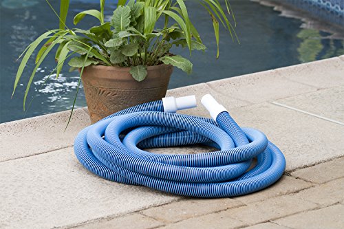 Poolmaster 33435 Heavy Duty In-Ground Pool Vacuum Hose With Swivel Cuff, 1-1/2-Inch by 35-Feet,Neutral