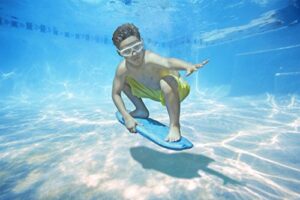 poolmaster swimming pool underwater surf board, blue, 10.5″ x 29