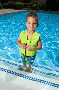 poolmaster 50566 learn-to-swim dino kid’s swim vest, 1-3 years old