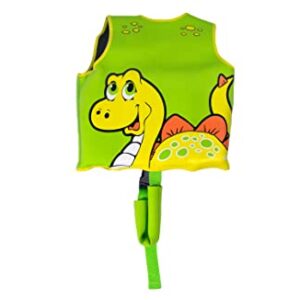 Poolmaster 50566 Learn-to-Swim Dino Kid's Swim Vest, 1-3 Years Old