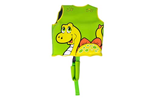 Poolmaster 50566 Learn-to-Swim Dino Kid's Swim Vest, 1-3 Years Old