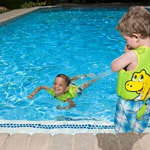 Poolmaster 50566 Learn-to-Swim Dino Kid's Swim Vest, 1-3 Years Old