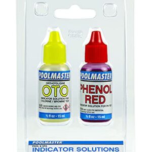 Poolmaster 23225 1/2-Ounce OTO and Phenol Red Replacement Indicator Solutions for Spa and Swimming Pool Water Testing, Small, Multi