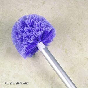 Poolmaster 20610 Swimming Pool Area Indoor/Outdoor Cobweb Brush, Essential Collection, Medium, Purple