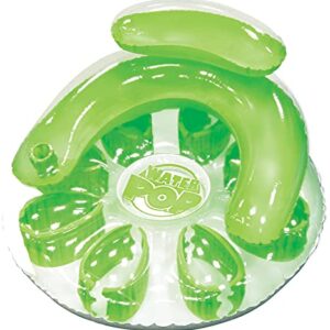 Poolmaster Water Pop Circular Swimming Pool Float Lounge, Green